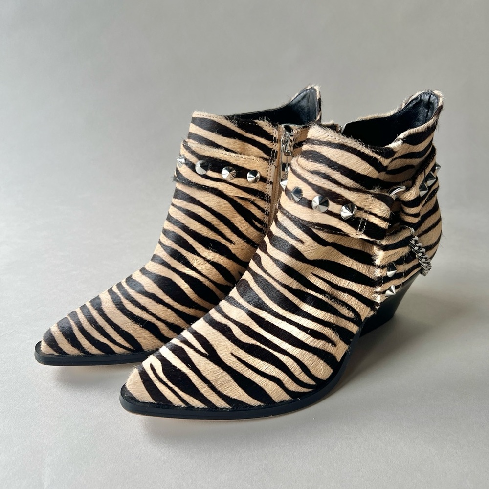 Jessica Simpson Zebra Booties